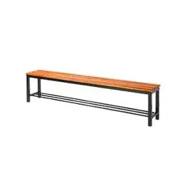 ADB Sitzbank 200 x 42 x 40 cm buche lackiert / anthrazitgrau
