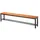 ADB Sitzbank 200 x 42 x 40 cm buche lackiert / anthrazitgrau