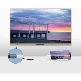 UGREEN USB auf HDMI Adapter Männlich 1,5 m Grau