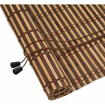 vidaXL Bambusrollo 130 x 220 cm Braun