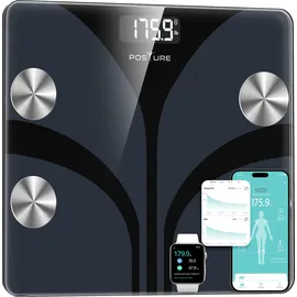 POSTURE Körperfettwaage Schwarz