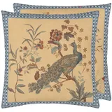 Peacock Toile Sepia