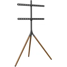 My Wall HT 22 L TV-Standfuß Höhenverstellbar TV Ständer für 32 - 75 Bodenständer, Drehbar, Holzdesign