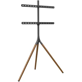 My Wall HT 22 L TV-Standfuß Höhenverstellbar TV Ständer für 32 - 75 Bodenständer, Drehbar, Holzdesign