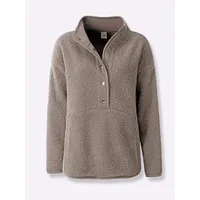 Heine Fleece-Shirt Braun 40
