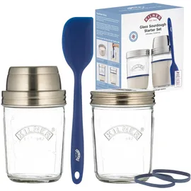 Kilner Sauerteig Starter Set Glas 350 ml 5 St.