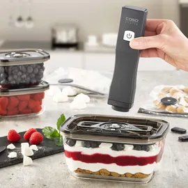 CASO Design Caso Vacu OneTouch Eco-Set Handvakuumierer inkl. Zubehör