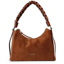 Coccinelle Boheme Schultertasche Leder Brown