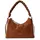 Coccinelle Boheme Schultertasche Leder Brown