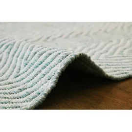 Kayoom Teppich Aperitif 410 Türkis - blau