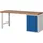 NW NORDWEST Werkbank Ser.BK 650 B2000xT700xH840mm Buche massiv grau/blau 5 Schubl.TECWERK