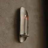 Kerzenhalter ferm LIVING, Agapé, Metallisch, für Wohnzimmer, Aluminium, Skandinavisch - 10.5 - 30.5