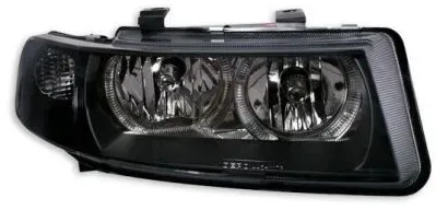Kristallscheinwerfer Angel Eyes für SEAT LEON / TOLEDO (99–04) – schwarz