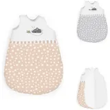 Moni Baby Schlafsack Koala, Länge 60 cm Breite 42 cm 100% Baumwolle, Druckknöpfe, Farbe:beige