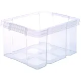 BigDean 2x Stabile Kunststoffbox Eurobox (Dreh Stapelbar) 44x35x24cm passt in Kastenregale
