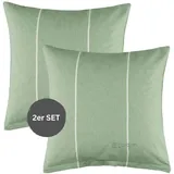 Esprit Harplines Gestreift Grün 40 x 40 cm