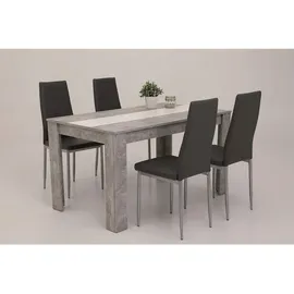 Hela Helene 5-tlg. schwarz/grau