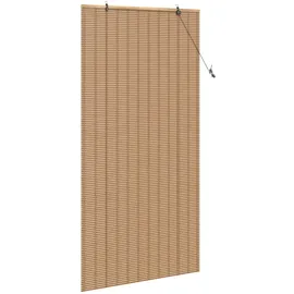 vidaXL Fensterjalousien & -schatten Hellbraun 120 x 220 cm Bambus