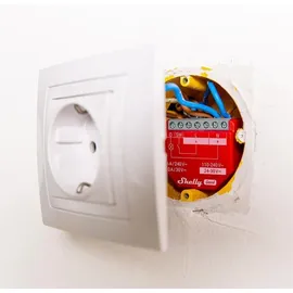 Shelly 1PM Gen4 Schaltaktor mit Messfunktion, 16A, WLAN, Zigbee, Matter, Bluetooth, 4er Pack