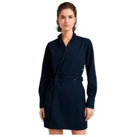 G-Star Wrap Langarmkleid - Worn in deep Blue Ocean