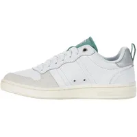 K-Swiss Lozan Sneaker, White/Beryl Green/Starwhite/Silver, 38 EU
