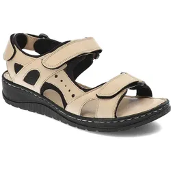 Beige Sandalen Artiker Bequeme Lederschuhe, 36