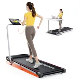 RUNIMON Laufband für Zuhause mit Steigung,6 IN 1 Walking Pad mit 7% Neigung,12km/h Laufband für Zuhause Klappbar,2.5HP Treadmill für Zuhause & Büro,2-LED-Anzeige,Smarte App