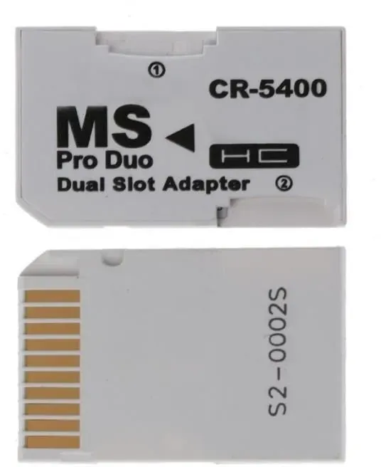 SDHC Memory Card Adapter, Micro SD-TF to MS PRO Duo Card Adapter for PSP Card [5193982]