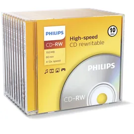 Philips CD-RW 80Min 700MB 4-12x JC