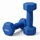 Relaxdays Hanteln 2er Set Kurzhanteln 5 kg rot