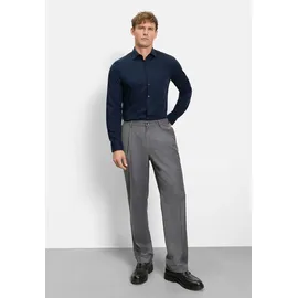 Olymp Businesshemd OLYMP "OLYMP No. Six, super slim, Kent", Herren, Gr. 38, Normaler Arm, blau (kobalt), 100% Baumwolle, Hemden