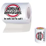 Toilettenpapier "Happy Anniversaire"