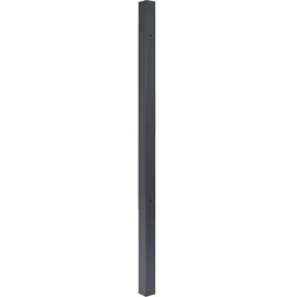 GAH Alberts Klobenpfosten für Einzeltore 6 x 6 x 100 cm Aluminium Schwarz