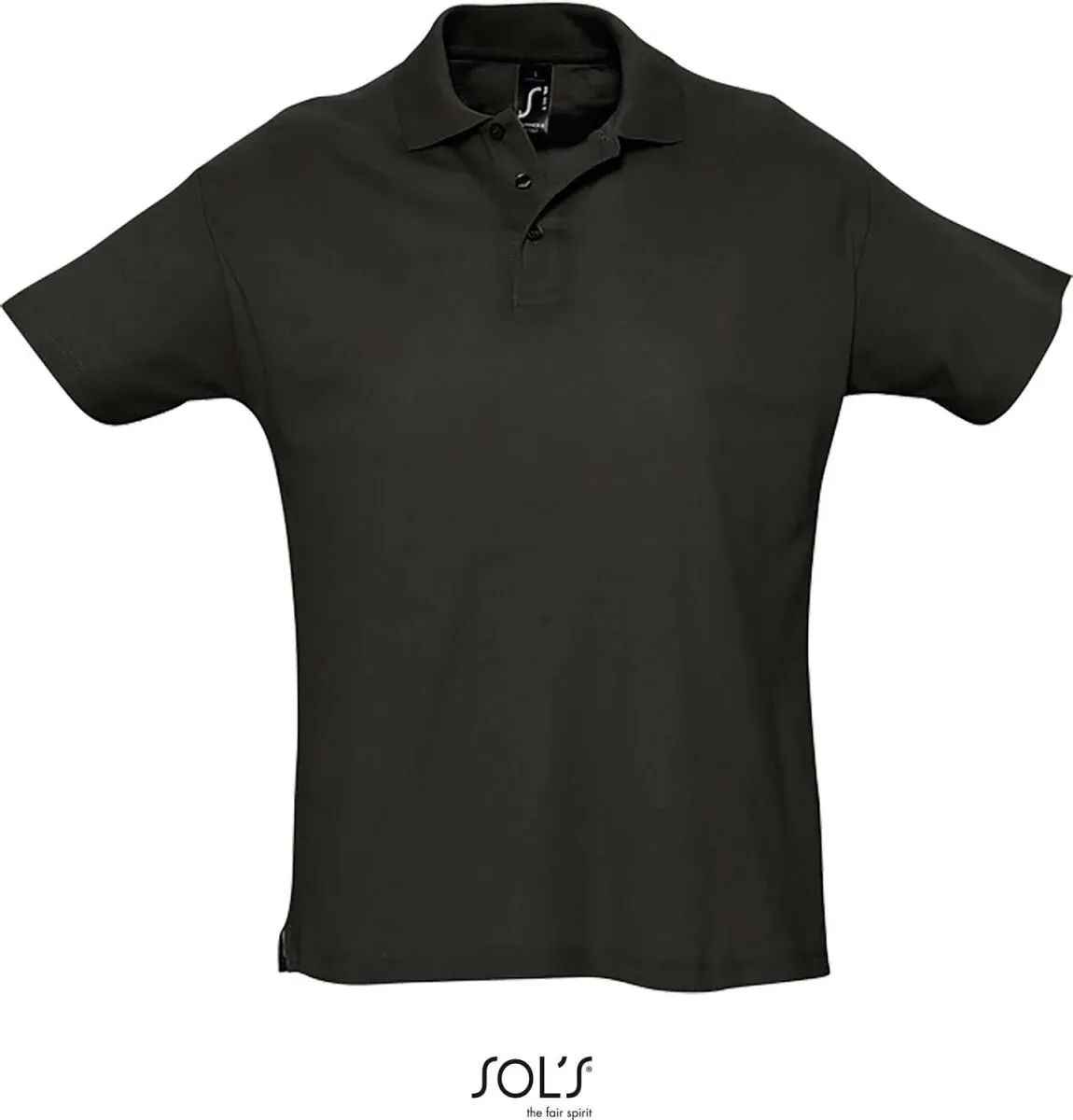SOLS Herren Piqué Polo 11342 black XS