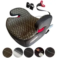 Kindersitz mit ISOFIX und Gurtfuhrung mitwachsend 15-36 kg Korpergroße von 125–150 cm Gruppe 2/3 Bezug abnehmbar und waschbar Farbe:Dunkelgrau/B... - Braun