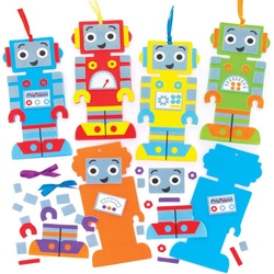 Roboter Lesezeichen-Bastelsets  (pro Set 5) Bastelsets