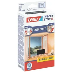 tesa Fliegengitter »Insect Stop COMFORT« 55388 für Fenster grau, 130x150 cm