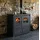 prometey ltd Küchenofen Holzherd ECO LUX INOX, Edelstahlbackfach, schwarz, rechte Version