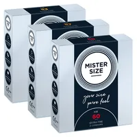 MISTER SIZE *Probierpack L* (53mm, 57mm, 60mm) 9 Kondome