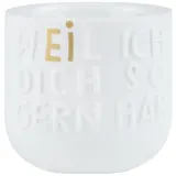 räder Eierbecher Weil Ich Dich So Gern Hab Weiß