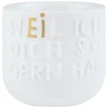 räder Eierbecher Weil Ich Dich So Gern Hab Weiß