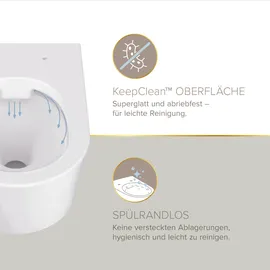 Lenz Gästebad-Set 'Perfect Fit' weiß/chrom 8-teilig