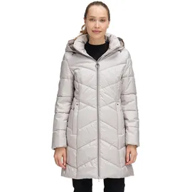 Betty Barclay Damen Outdoorjacke mit Abnehmbarer Kapuze 42, Silver Cloud - 42