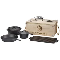 ECHTWERK Dutch-Oven-Set, Schwarz,