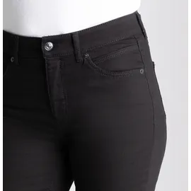 MAC Stretch-Jeans Melanie Gerade geschnitten schwarz 42