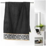 Douceur d'intérieur Badetuch 90 x 150 cm schwarz