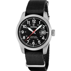 Festina Quarz Herren Field watches F20082/3 - schwarz - 39mm