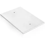 DIY Stabile Bodenplatte für Esstisch Material Stahl | Farbe: Edelstahl | 100x50