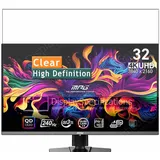 Vaxson 3 Stück Schutzfolie für MSI MAG 321UPX 321URX 31,5" Monitor Display Displayschutzfolie (ohne Panzer Schutz Glas)