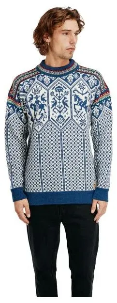 Dale of Norway 1994 Masc Sweater indigo mustard botttlegreen (C04) M